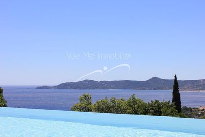 Villa piscine vue mer panoramique  plage aiguebelle Le Lavandou à vendre